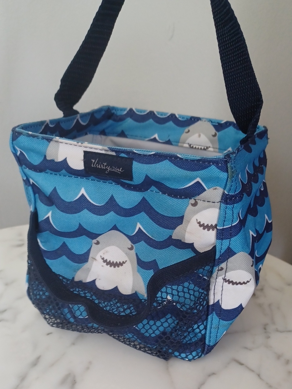 Thirty-one Little Carry All caddy Shark Pattern